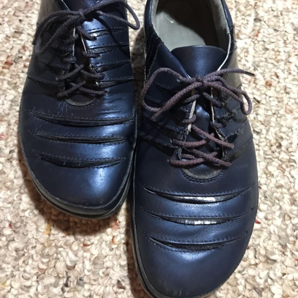 Naot lace-up loafers.